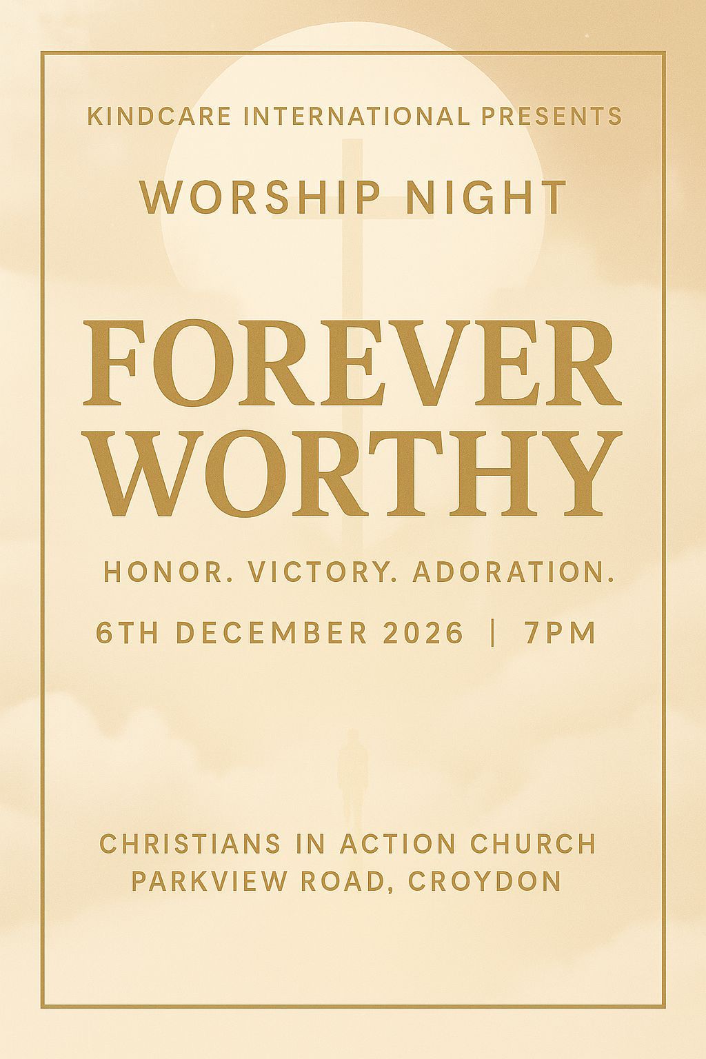 Worship Night Poster